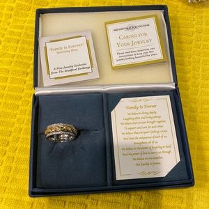 Family is forever spinning ring from the Bradford exchange